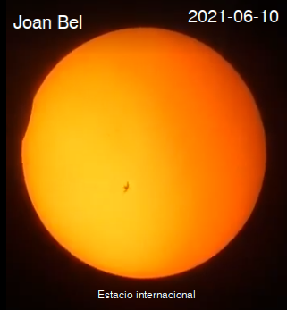 Eclipse solar + Estació internacional - Joan Bel