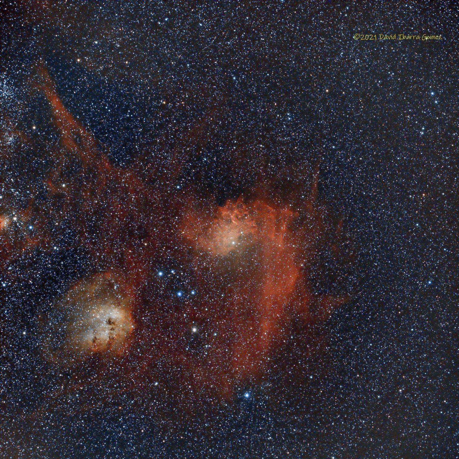 Flaming Star Nebula - David Ibarra