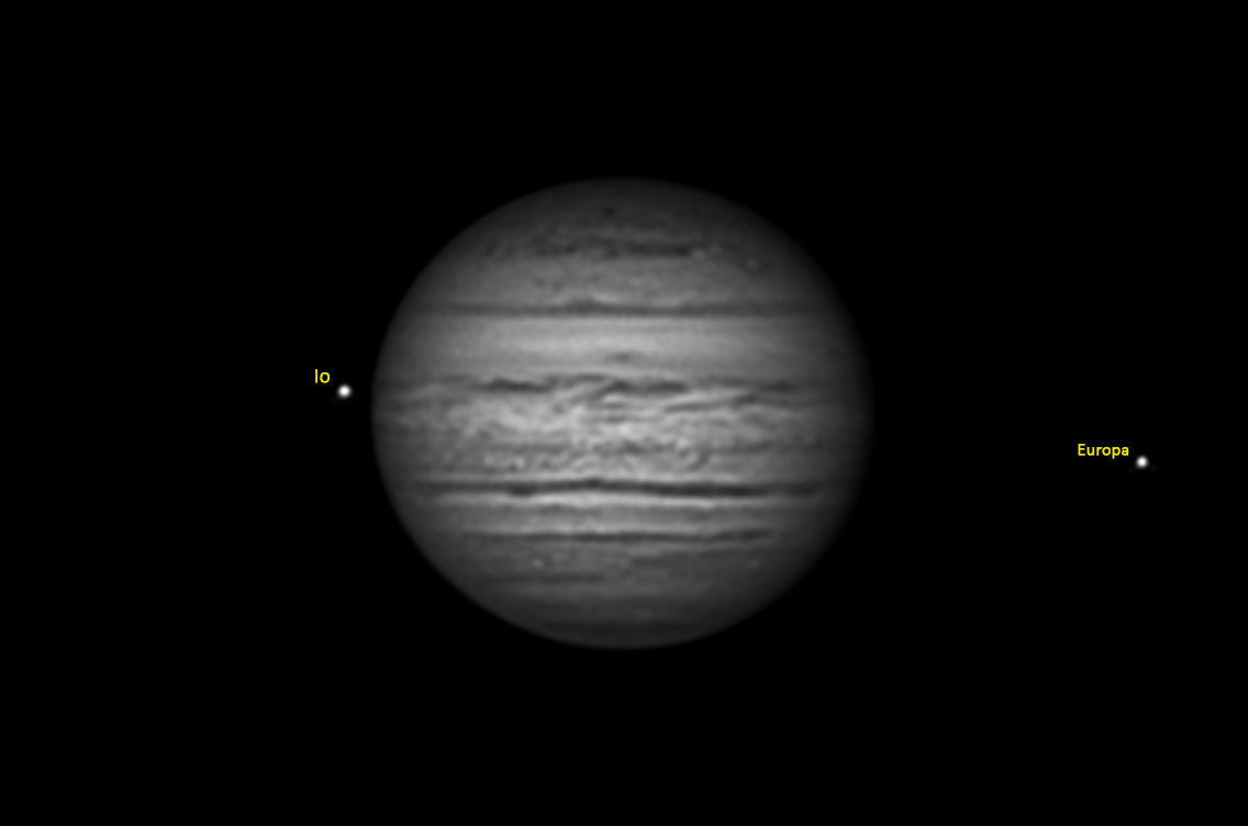 Júpiter, Io i Europa - Oscar Cabrerizo