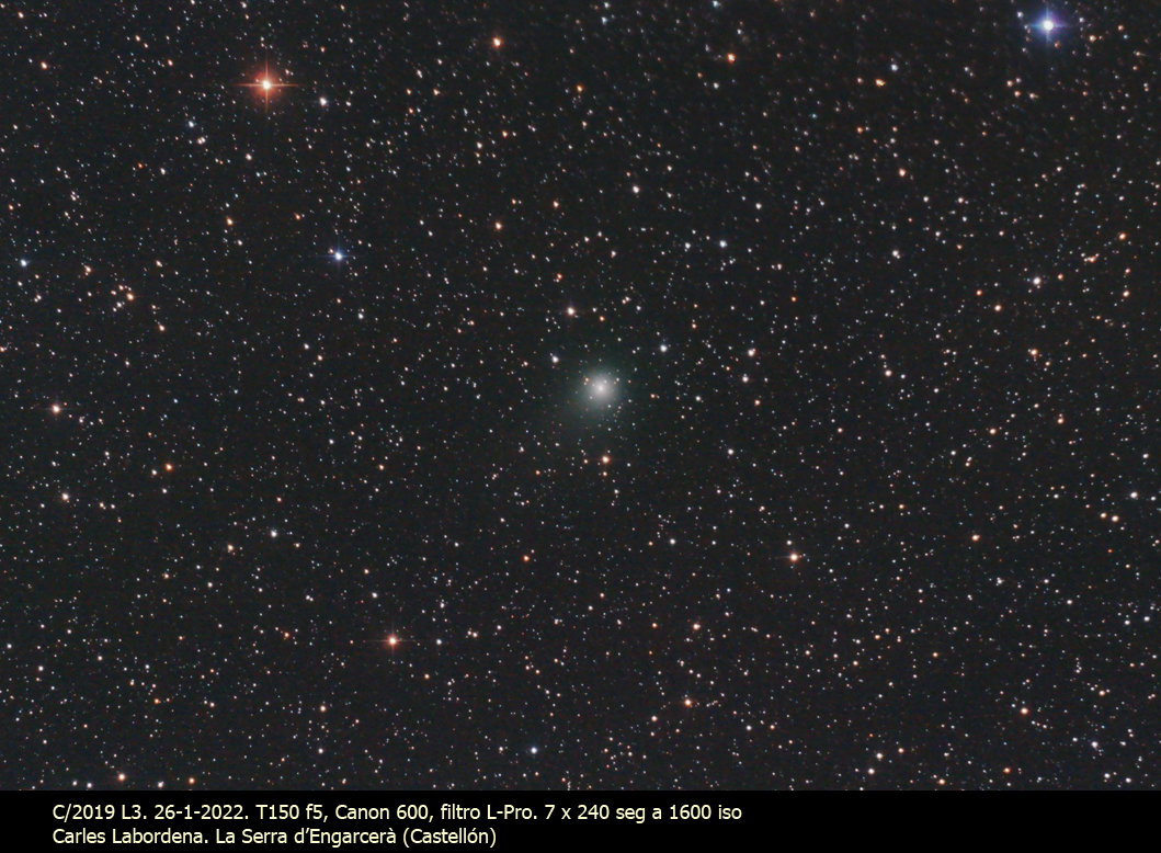 Cometa C/2019 L3 - Carlos Labordena